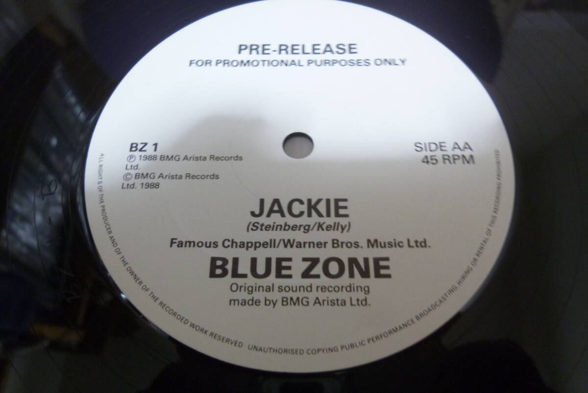 PRE-RELEASE )) 12” BLUE ZONE // JACKIE拍卖