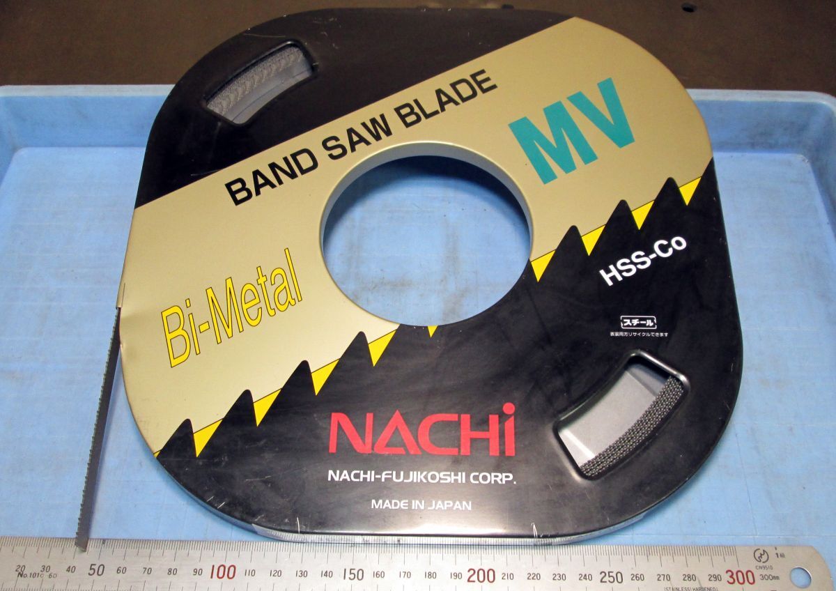 K971 バンドソー 替刃 NACHI Bi-Metal W10.0×G0.65×T14 約11.4M拍卖