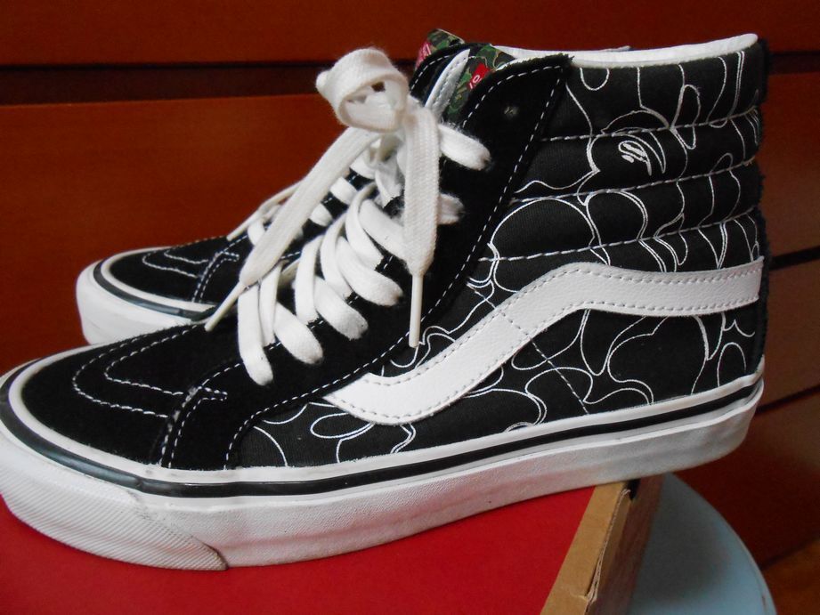 A Bathing Ape×VANS アベイシングエイプ×バンズ BAPE ベイプ コラボスニーカー SK8-HI US7.0(25.0cm)拍卖