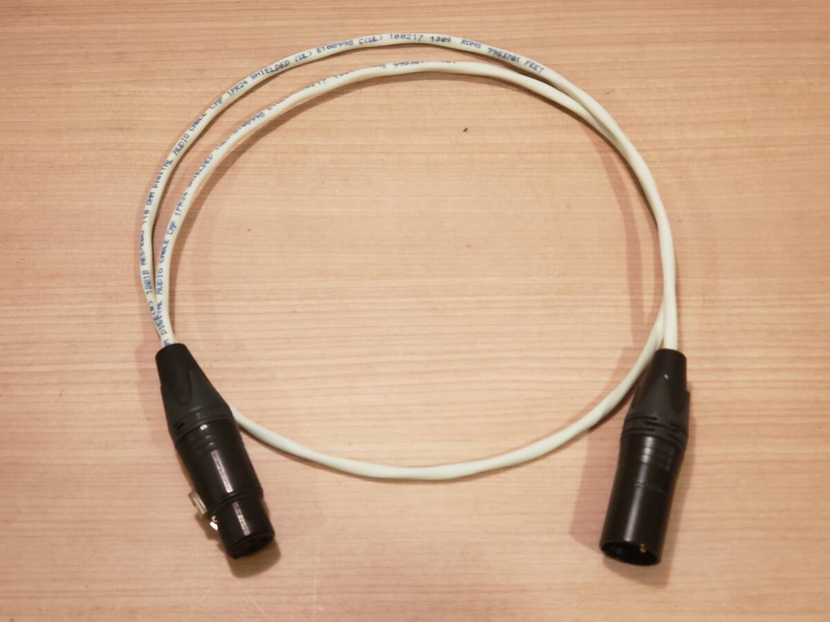 ★ 即決 BELDEN 1801B AES/EBU デジタルケーブル 110Ω 約70cm NC3MXX-B NC3FXX-B ベルデン ★拍卖