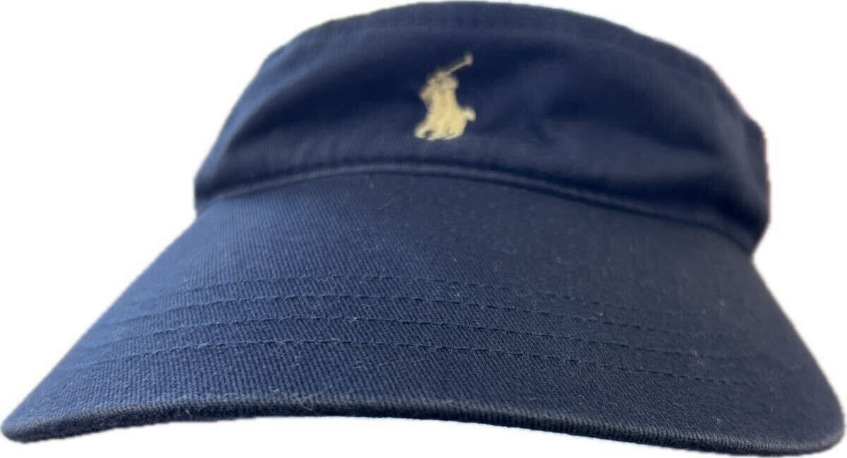 美品 90s Polo Sport Ralph Lauren Sunvisor ポロスポーツ ラルフローレン サンバイザー 帽子 Cap キャップ Hat ハット Vintage ビンテージ拍卖
