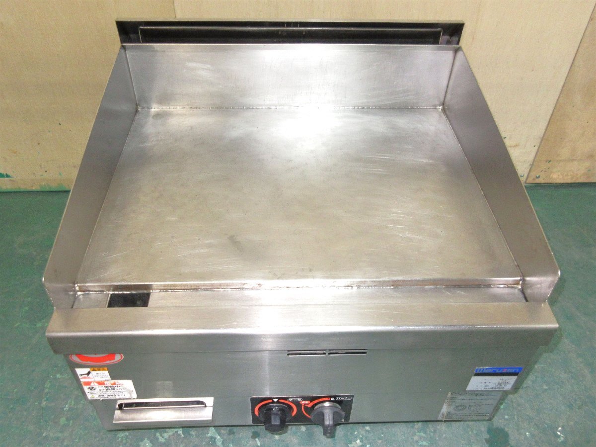 【動作未点検・保証無し】2019年製◆マルゼン◆ガスグリドル◆MGG-066TB◆都市ガス 13A◆W600*D600*H300+BG150◆業務用 島根拍卖
