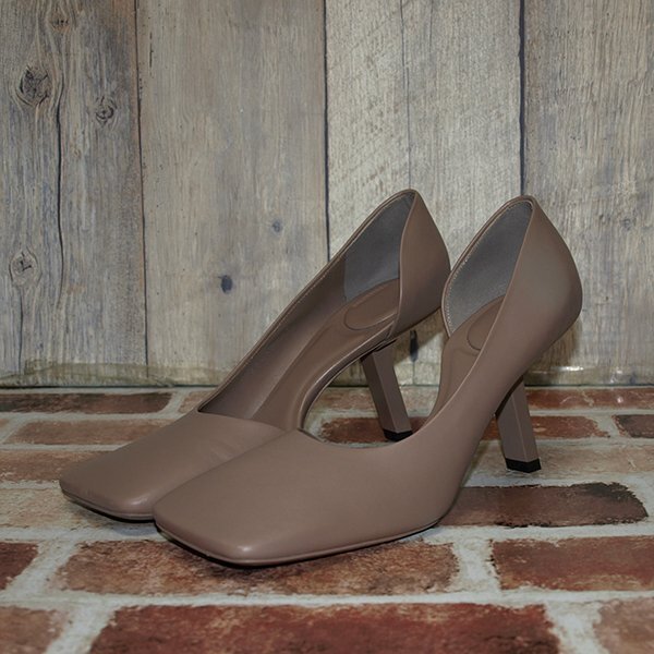 BALENCIAGA◇バレンシアガ・2021AW◇VOID D’ORSAY M80 パンプス◇36 1/2 ミンクグレー 美品拍卖