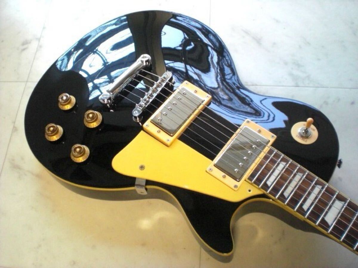 デッドストック並みの超美品 & 弦高1.5mmで抜群の弾き易さ! 個人工房製の Les Paul レプリカモデル 新品ブリッジ交換他安心のフルメンテ済拍卖