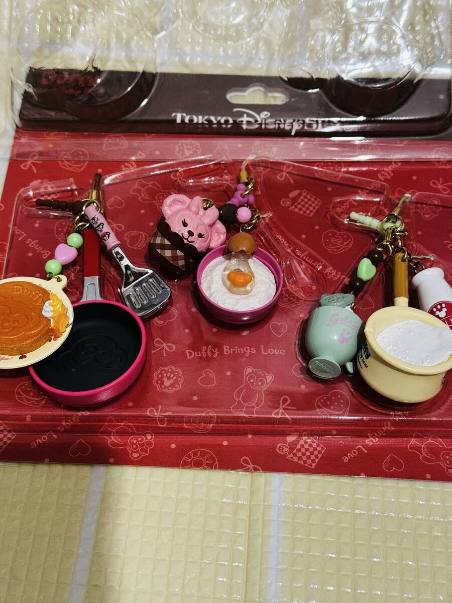 訳あり 東京ディズニーシー ダッフィー スイーツストラップ セット お土産 パンケーキ パフェ キーホルダー ミニチュア お菓子拍卖