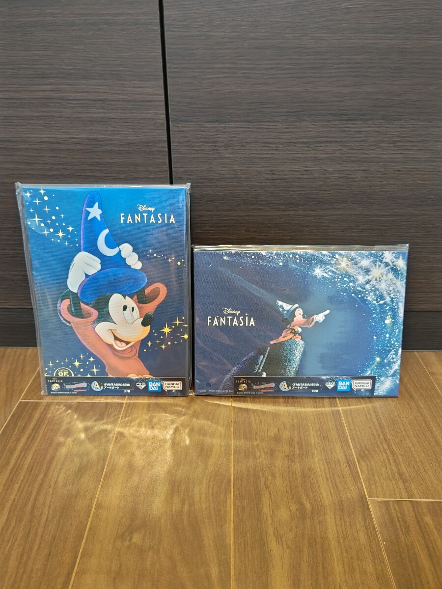 【 新品 A賞 2枚セット 】ミッキーマウス 一番くじ ディズニー ファンタジア Disney FANTASIA 85th FANTASIA 85th Memorial アートボード拍卖