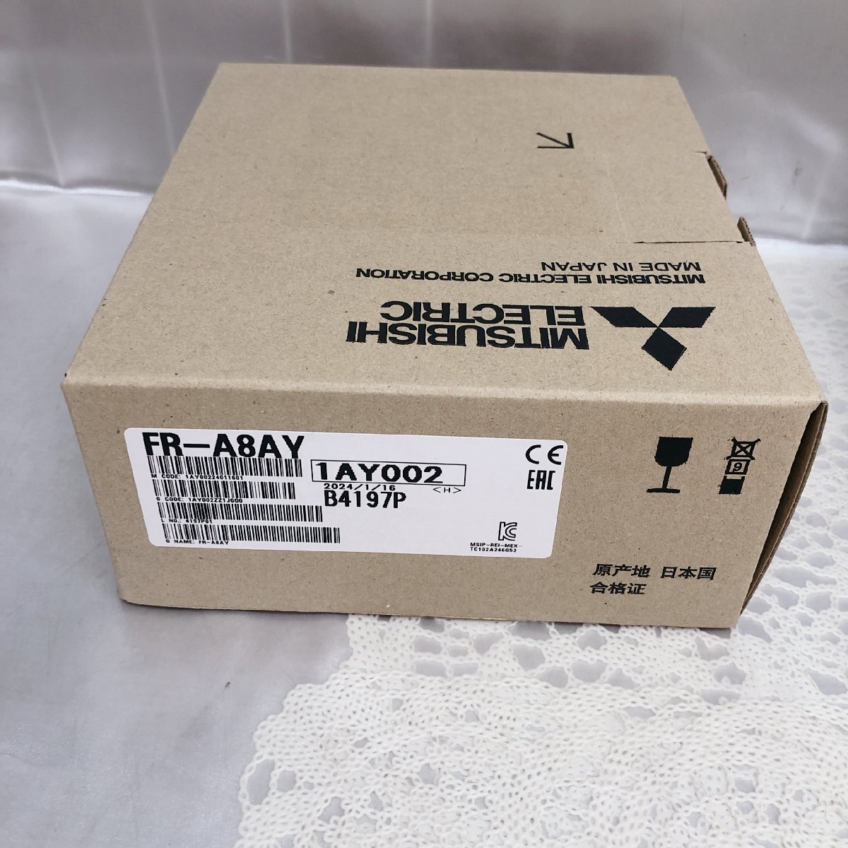 【未使用品/KU】三菱電機 MITSUBISHI FR-A8AY アナログ出力 インバータ 2024年製 IM0811/002-3拍卖