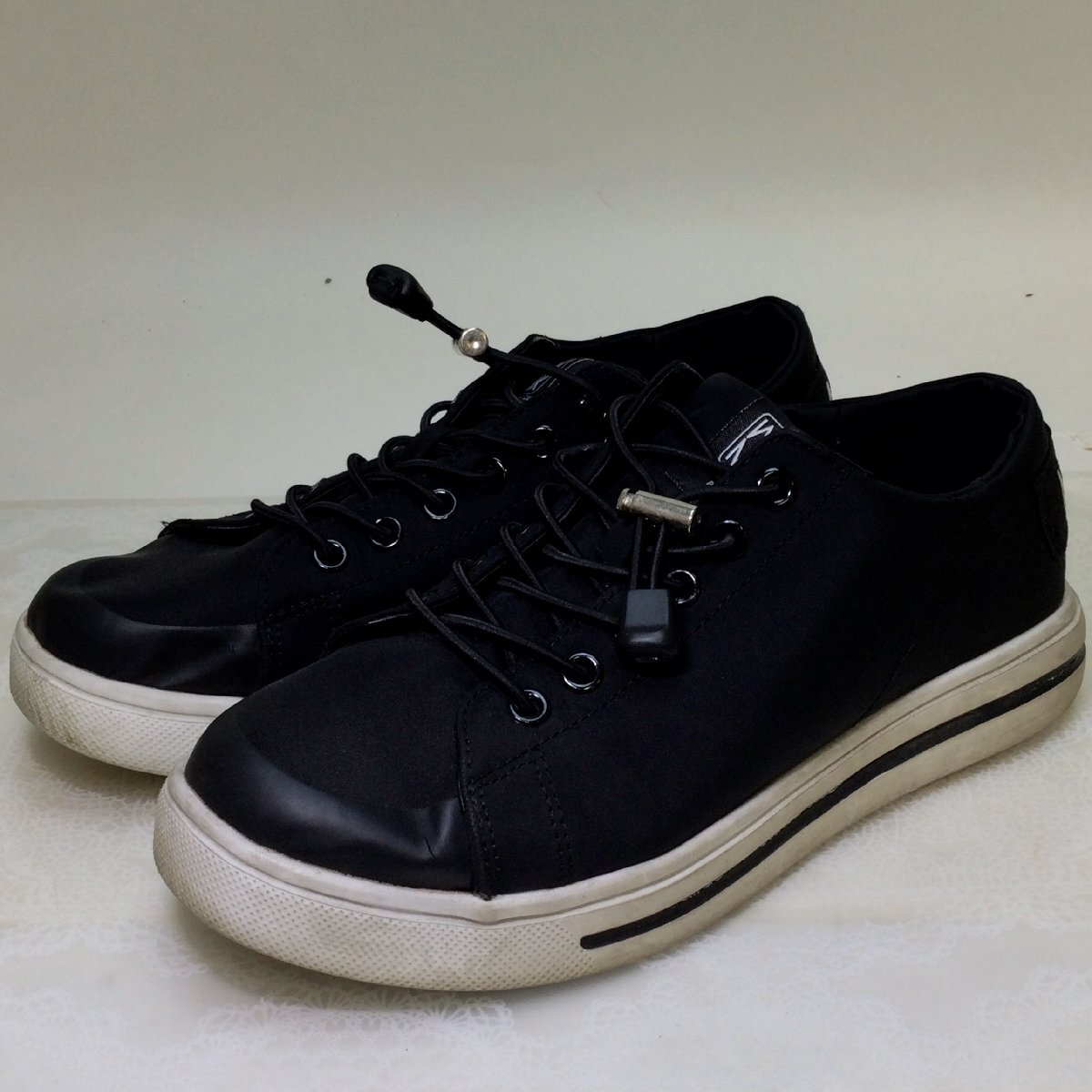 【中古/現状品/CH】MICHEL KLEIN ミッシェルクランス ニーカー 24.5cm ブラック ローカット レディース シューズ MZ0827拍卖