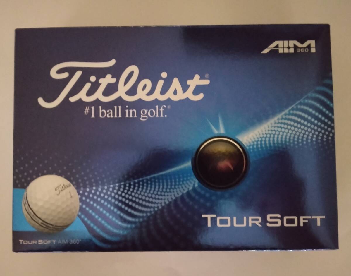 送料無料 新品 1ダース 12球 ゴルフボール タイトリスト TOUR SOFT AIM 360° ツアーソフト Titleist AIM 360° 限定品拍卖