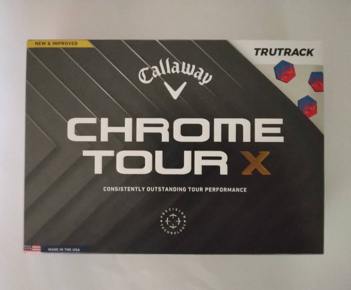 送料無料 新品 1ダース 12球 ゴルフボール キャロウェイ クロム ツアーX エックス トゥルートラック Callaway TRUTRUCK拍卖
