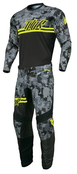 S/30インチ MXウエア 上下セット THOR 24 SECTOR DIGI ブラック/カモ モトクロス 正規輸入品 WESTWOODMX拍卖