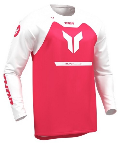 キッズ用 Sサイズ MXジャージ THOR RIDE MENACE レッド 正規品 26拍卖