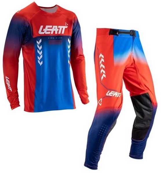 S/30インチ MXウエア 上下セット LEATT 5.5 ロイヤルブルー/レッド 正規品 WESTWOODMX 26拍卖