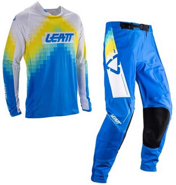 S/30インチ MXウエア 上下セット LEATT 4.5 ピクセルブルー 正規品 WESTWOODMX 26拍卖