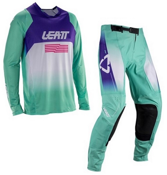 M/32インチ MXウエア 上下セット LEATT 4.5 パープル 正規品 WESTWOODMX 26拍卖