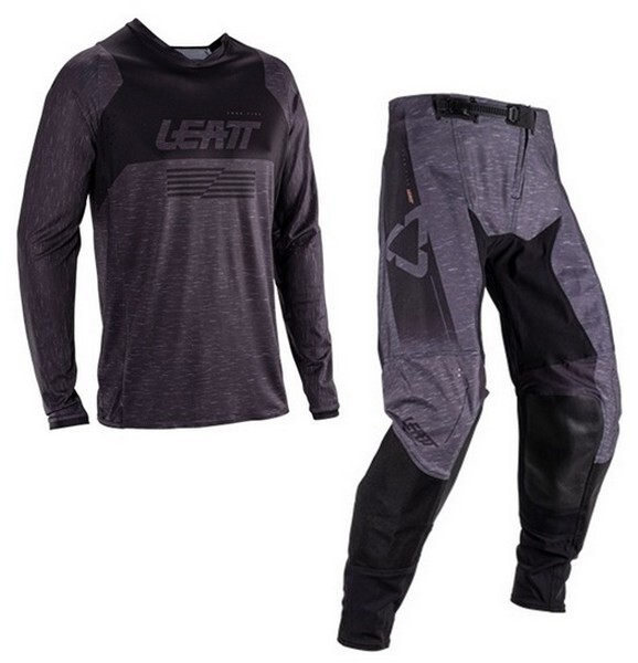 XL/36インチ MXウエア 上下セット LEATT 4.5 ステルス ブラック/グレー 正規品 26拍卖