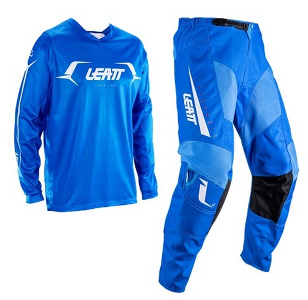 L/34インチ MXウエア 上下セット LEATT 3.5 Ride Kit ブルー 正規品 WESTWOODMX 26拍卖