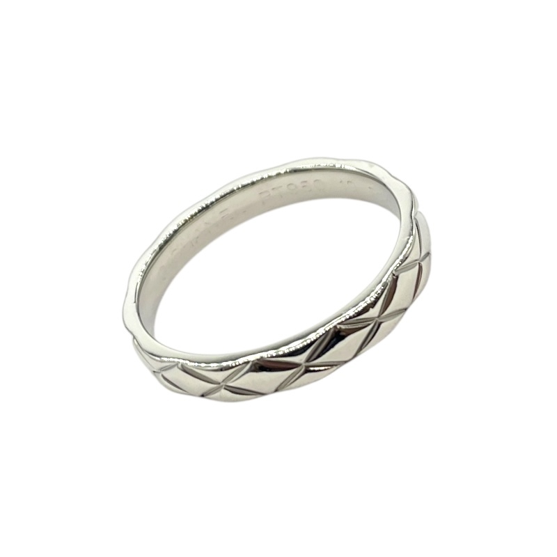 シャネル CHANEL ココクラッシュリング スモール プラチナ Pt950 ジュエリー 中古拍卖