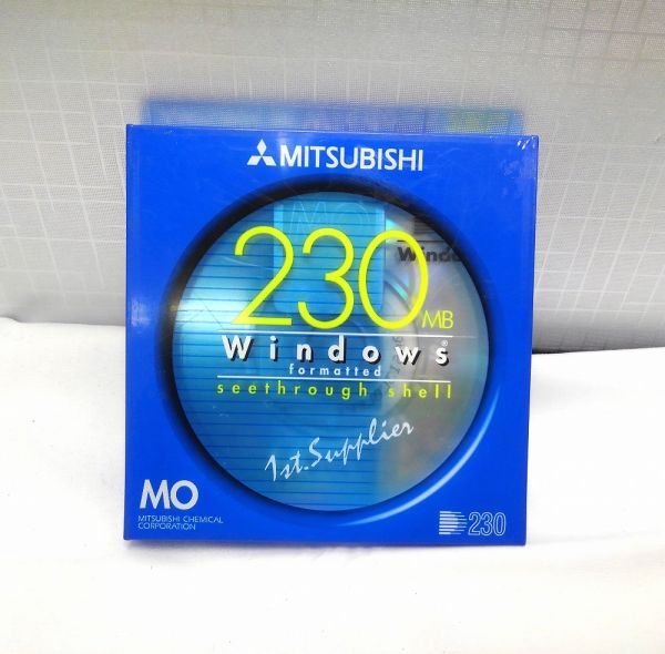 10288【未使用品】MITSUBISHI 三菱 230MB Windowsフォーマット済み MOディスク 3.5型(90mm)1点拍卖