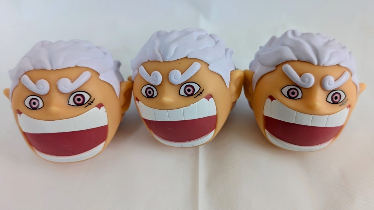 ワンピース バウンドボール フィギュア ルフィ ニカ 3個セット 新品 送料無料拍卖