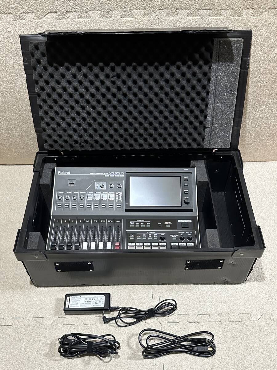 Roland ローランド VR-50HD マルチフォーマットAVミキサー ビデオスイッチャー 付属品有り ②拍卖