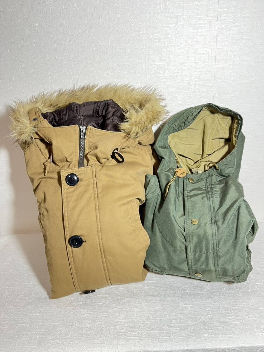 ジャケット ベージュ LLサイズ カーキ LLサイズ ジャンパー ブルゾン 2点セット 11拍卖