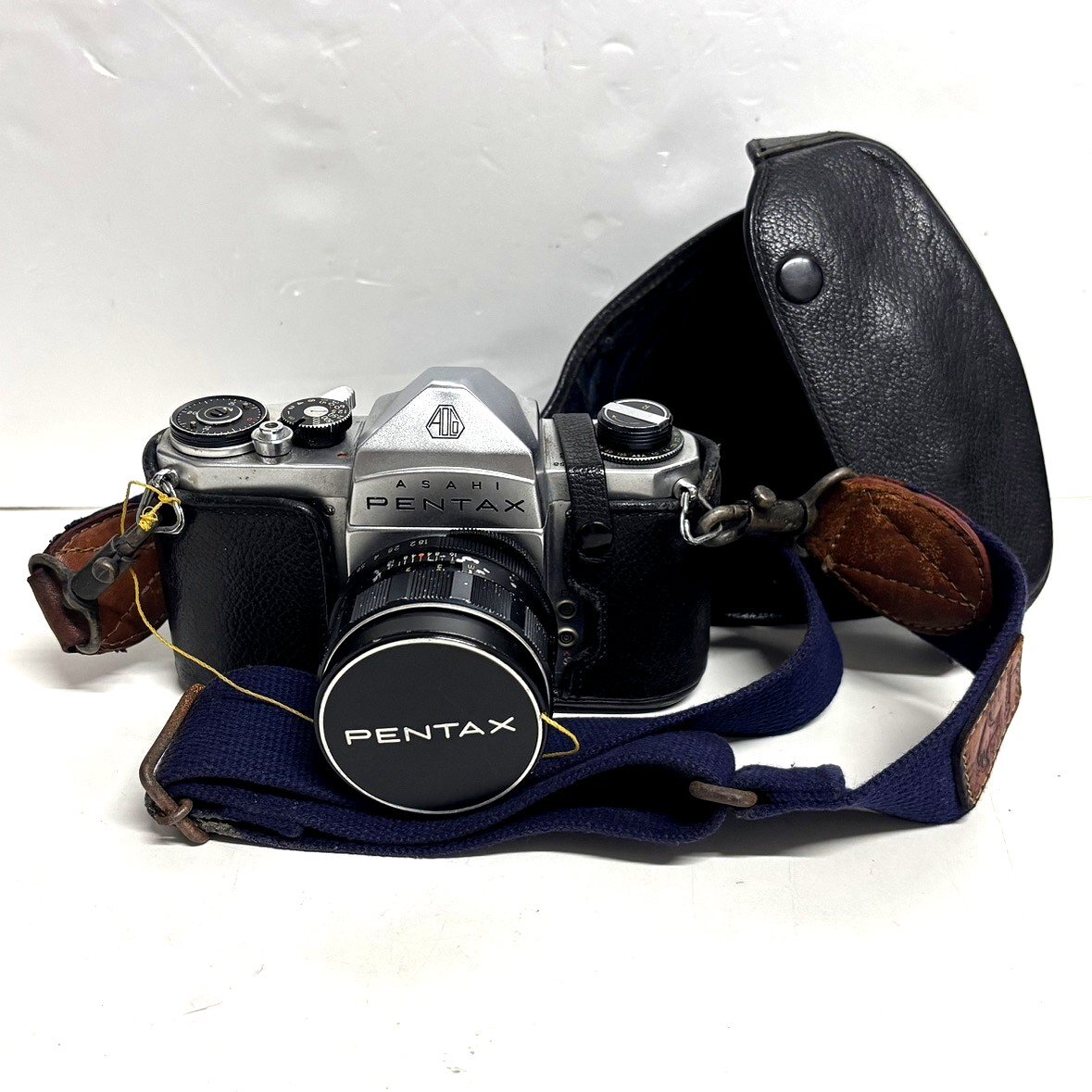 【41】1円~ ASAHI PENTAX ペンタックス フィルムカメラ No.371058 1:1.8/55 カバー付き シャッター動作のみ確認 他動作未確認 現状品拍卖