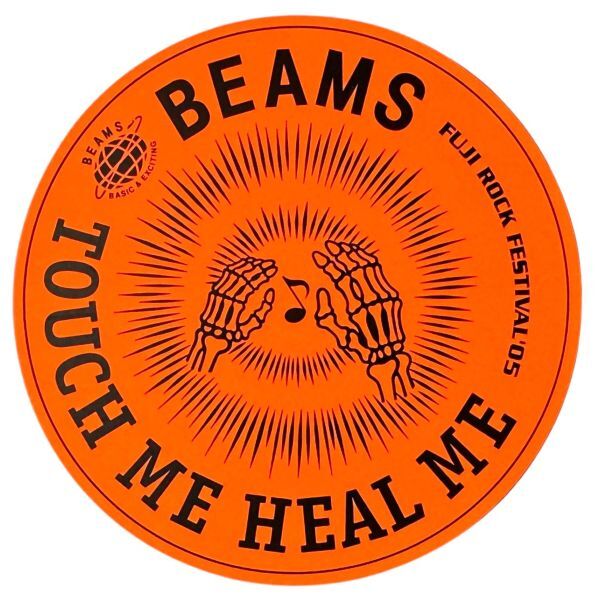 ビームス オフィシャル × フジロック 2005 ステッカー BEAMS BRAND LOGO FUJI ROCK FES STICKER シール 音楽 フェス コレクション コラボ拍卖