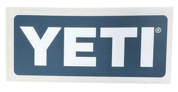 訳有 イエティ ロゴ ステッカー 紺 YETI LOGO STICKER L シール デカール クーラー タンブラー アウトドア チューン カスタム コレクション拍卖