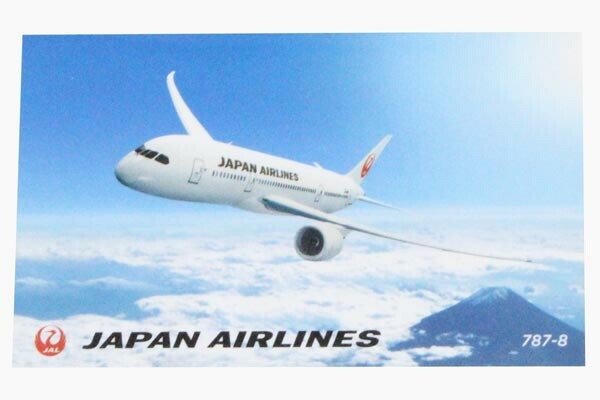 訳有 日本航空 ボーイング787-8 ステッカー JAL BOEINGBOEING 787 STICKER 飛行機 JAL 旅行 旅客機 国際線 日本航空 シール コレクション拍卖