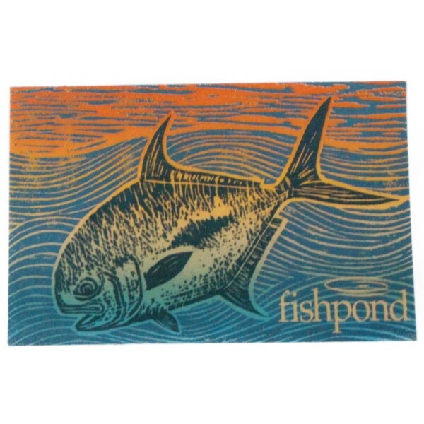 訳有 フィッシュポンド ステッカー パーミット パラダイス FISHPOND PERMIT PARADISE STICKER フライフィッシング 魚 釣 FLY FLY 新品拍卖