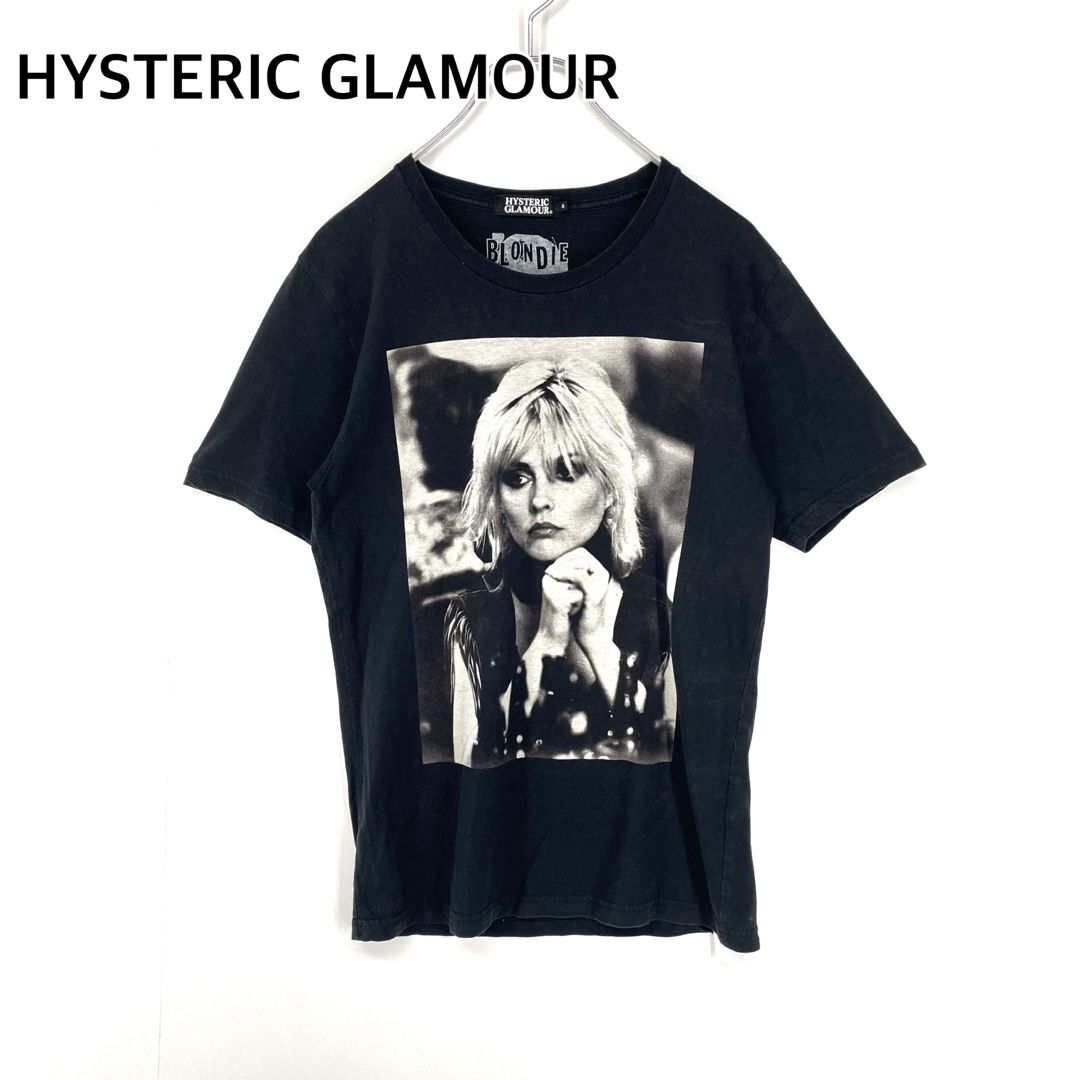 ヒステリックグラマー BLONDIE ブロンディ デボラハリー 半袖Tシャツ バンドTee 黒 ブラック Sサイズ HYSTERIC GLAMOUR拍卖