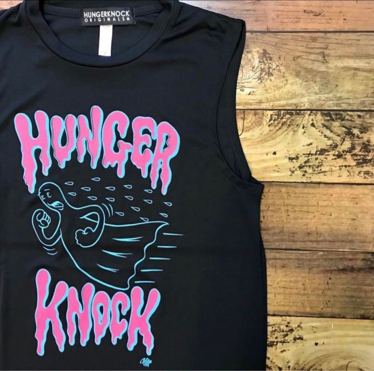 hungerknock ハンガーノック ノースリーブ Tシャツ M マウンテンマーシャルアーツ エルドレッソ トレラン ランニング拍卖