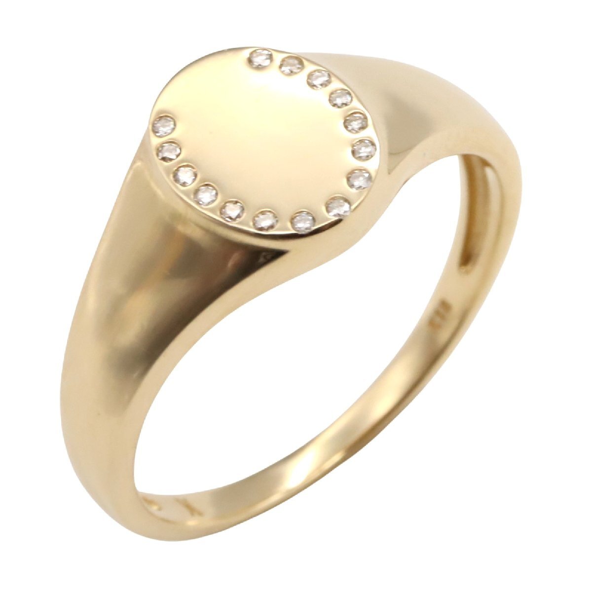 ヴァンドーム青山 ダイヤ リング ブランドオフ Vendome Aoyama K18(イエローゴールド) リング・指輪 K18 中古拍卖