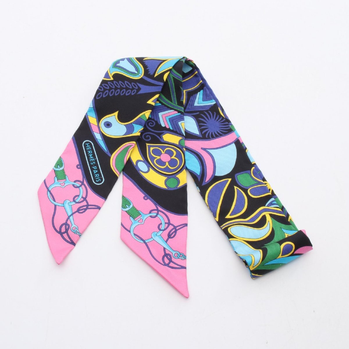 エルメス ツイリー FOLKLORE ブランドオフ HERMES シルク スカーフ 中古 レディース拍卖