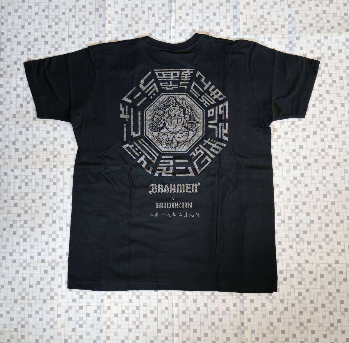 限定 美品★XLサイズ BRAHMAN 八麺Tシャツ 黒★八面玲瓏 武道館 ライブ拍卖