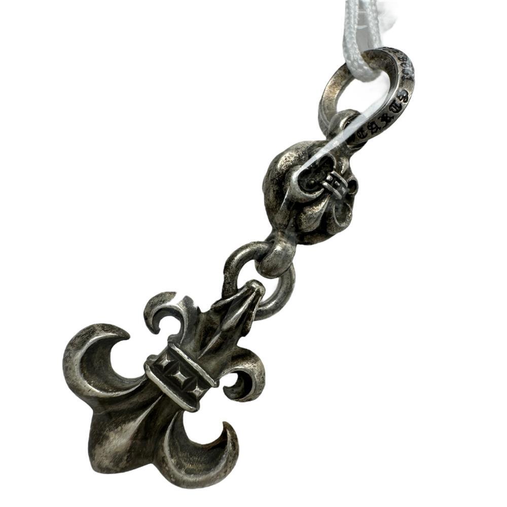 CHROME HEARTS/クロムハーツ ペンダントトップ ワンボール FLUER フレア チャーム シルバー 11.168g メンズ拍卖