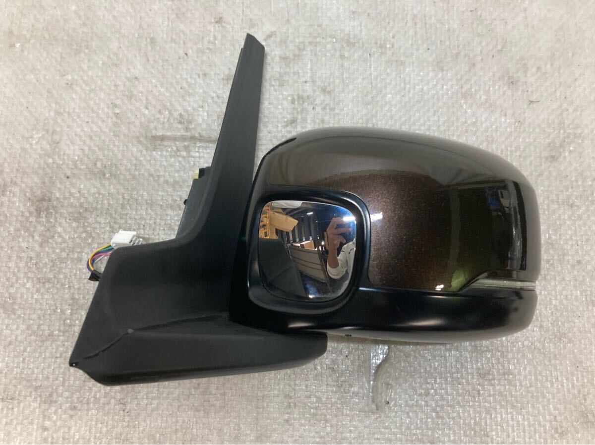 ホンダ N-BOX JF3 JF4 左ドアミラー カプラ7ピン 打刻 J0 無限 MUGEN ミラーガラス付き拍卖