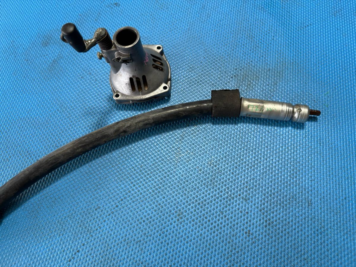 草刈機刈払機 部品パーツ 背負式 フレキシブルパイプ/シャフト/クラッチドラム付き/ロビン2NB4300H-2 より取り外し シャフト長さ約72cm拍卖