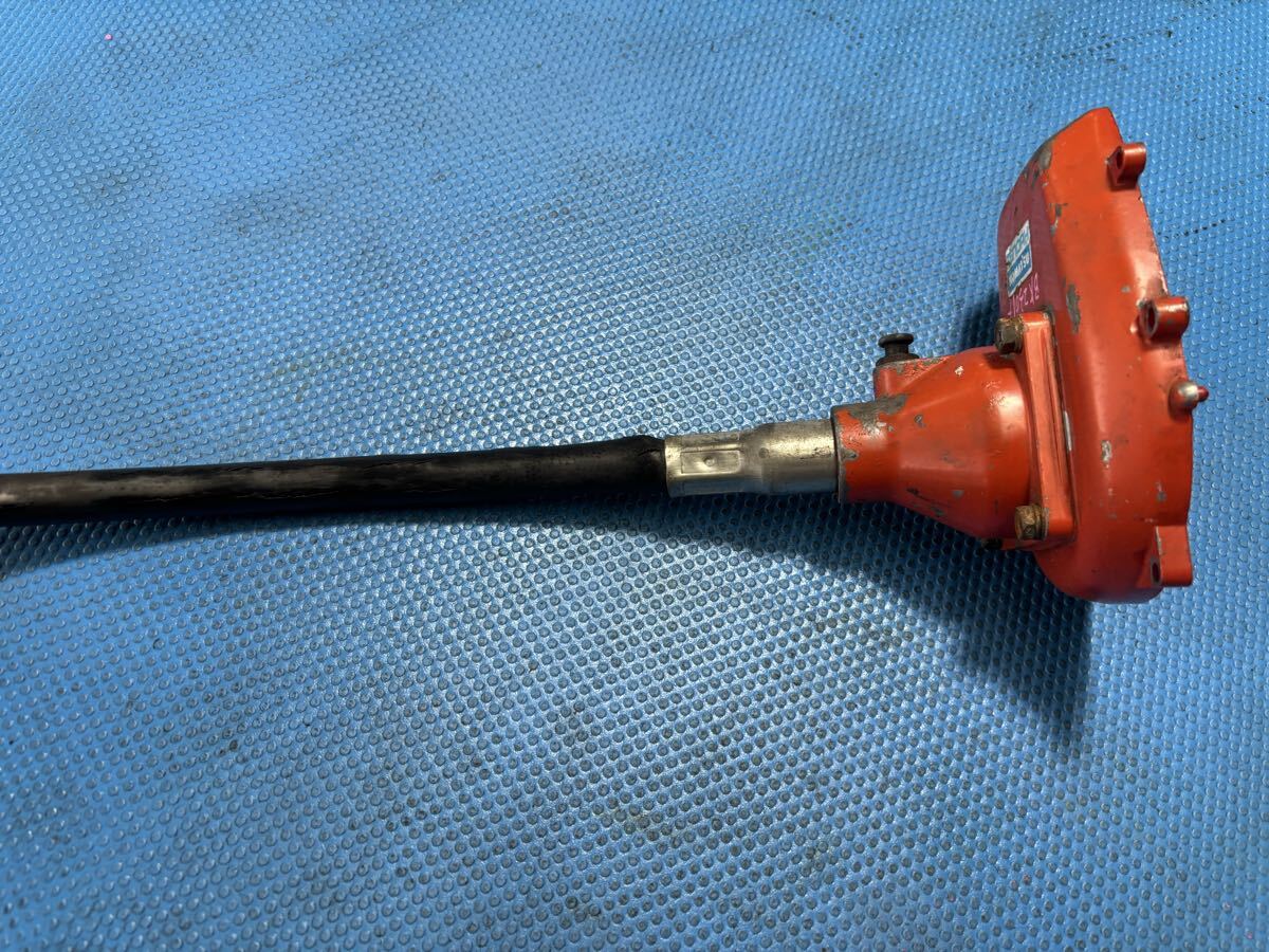 草刈機刈払機 部品パーツ 背負式 フレキシブルパイプ/シャフト クラッチドラム付き/ゼノアBK2301F シャフト約85cm チューブ破れあり拍卖