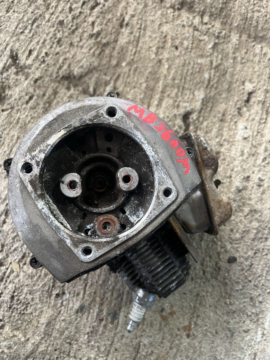 草刈機刈払機 部品パーツ エンジン 部品取り用 エンジン始動未確認 圧縮あり ジャンク取扱 丸山 MB2600拍卖