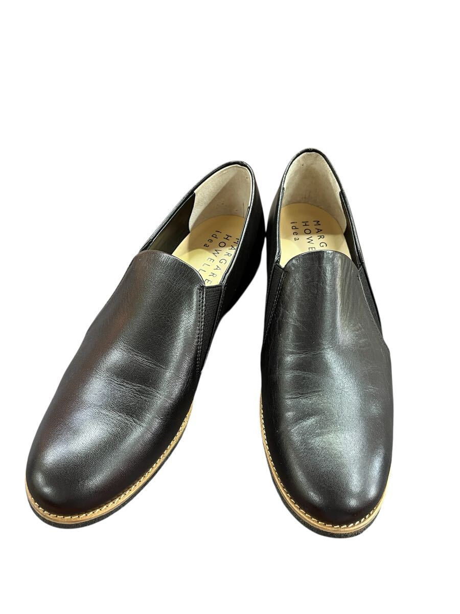 ☆ MARGARET HOWELL マーガレットハウエル 24.0cm カッター シューズ 靴 パンプス 2239 黒 ブラック レディース 布袋拍卖