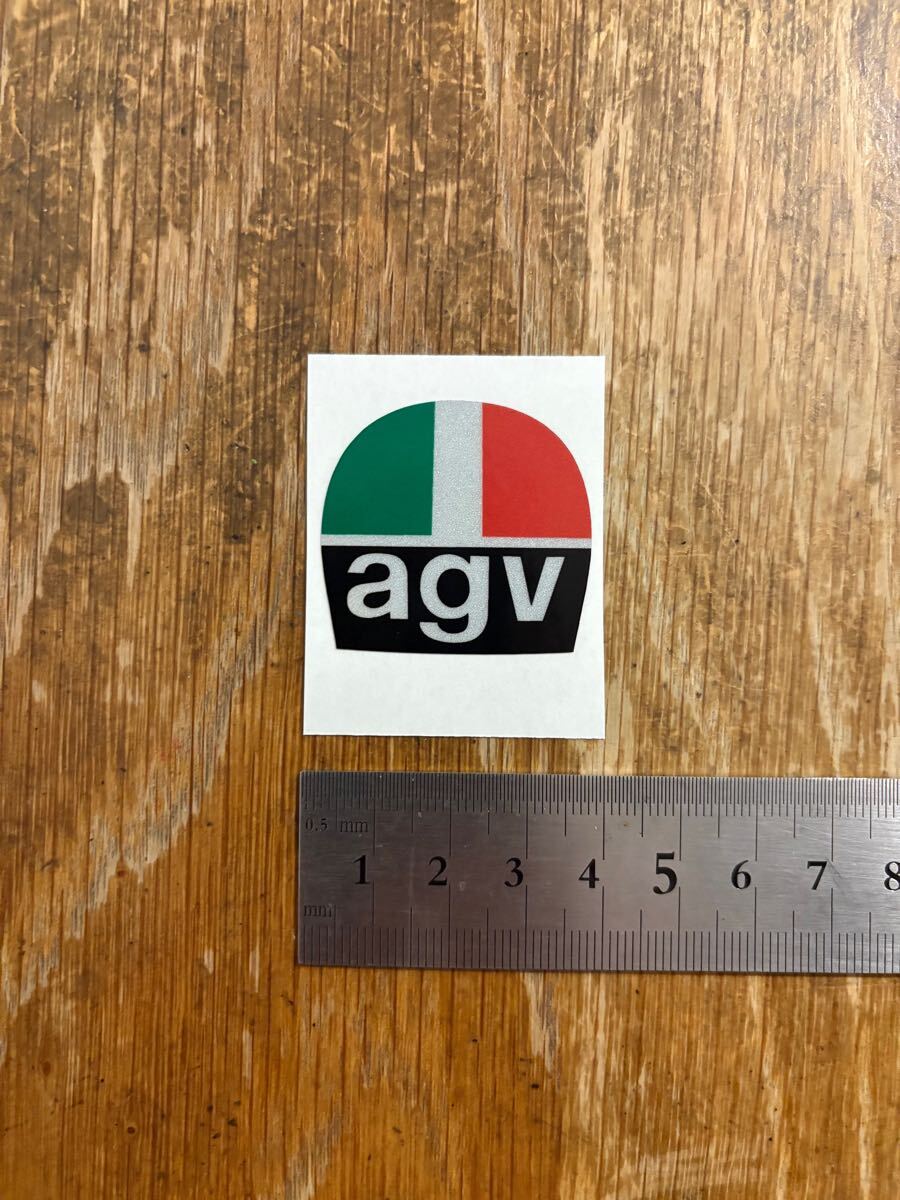 AGV ヘルメット ビンテージロゴ ステッカー リフレクタータイプ拍卖