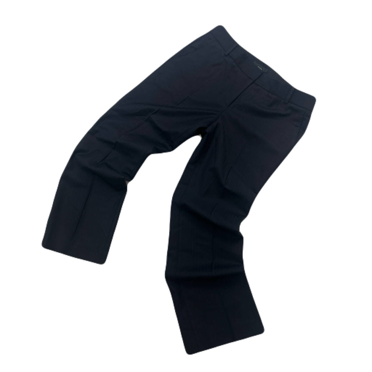 iCB ウールスラックス ダークネイビー レディース 40サイズ L相当 【 ビジカジにピッタリ♪ 】 アイシービー ●Ja8798拍卖