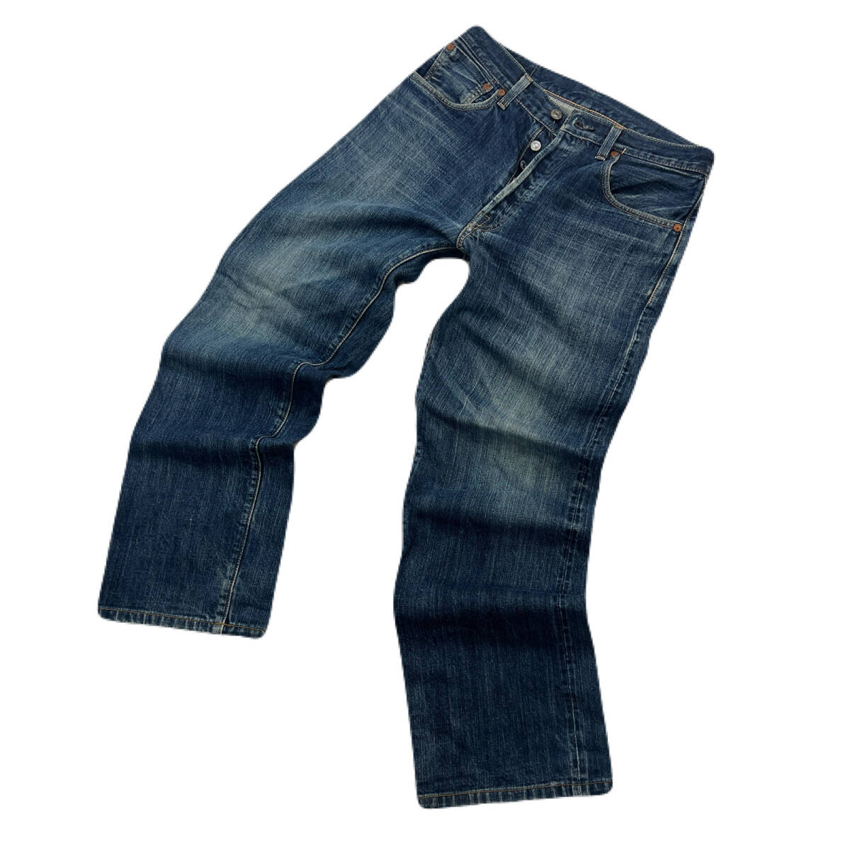 ヘッドバット デニム ジーンズ セルビッチ ビンテージレプリカ 50-E ストレート 【 仙台発 00s オリジナル 】 HEAD BUTT ●Ja8834拍卖