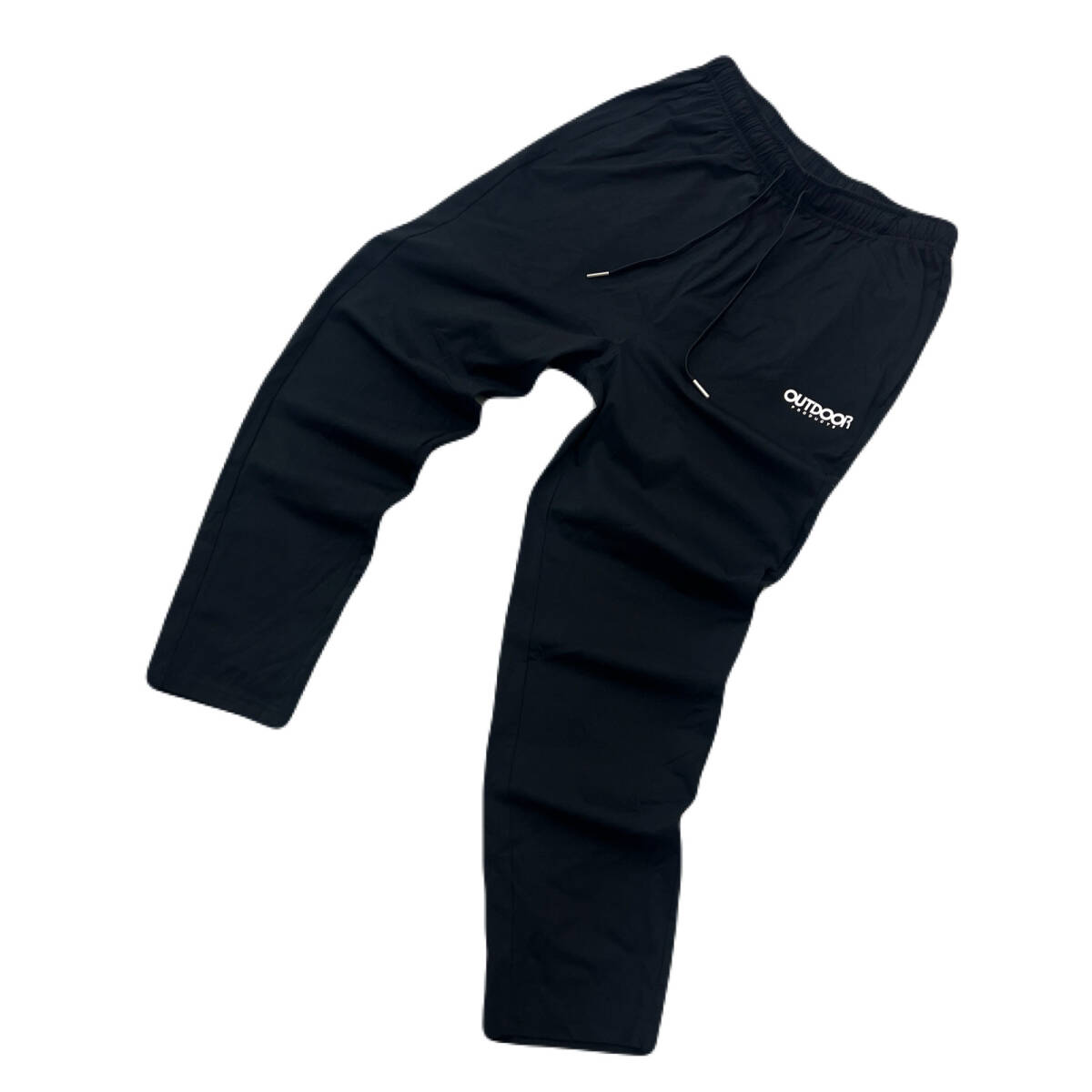 アウトドア プロダクツ ナイロンパンツ ブラック 黒 メンズ Lサイズ テーパード スリム OUTDOOR PRODUCTS ●Ja8963拍卖