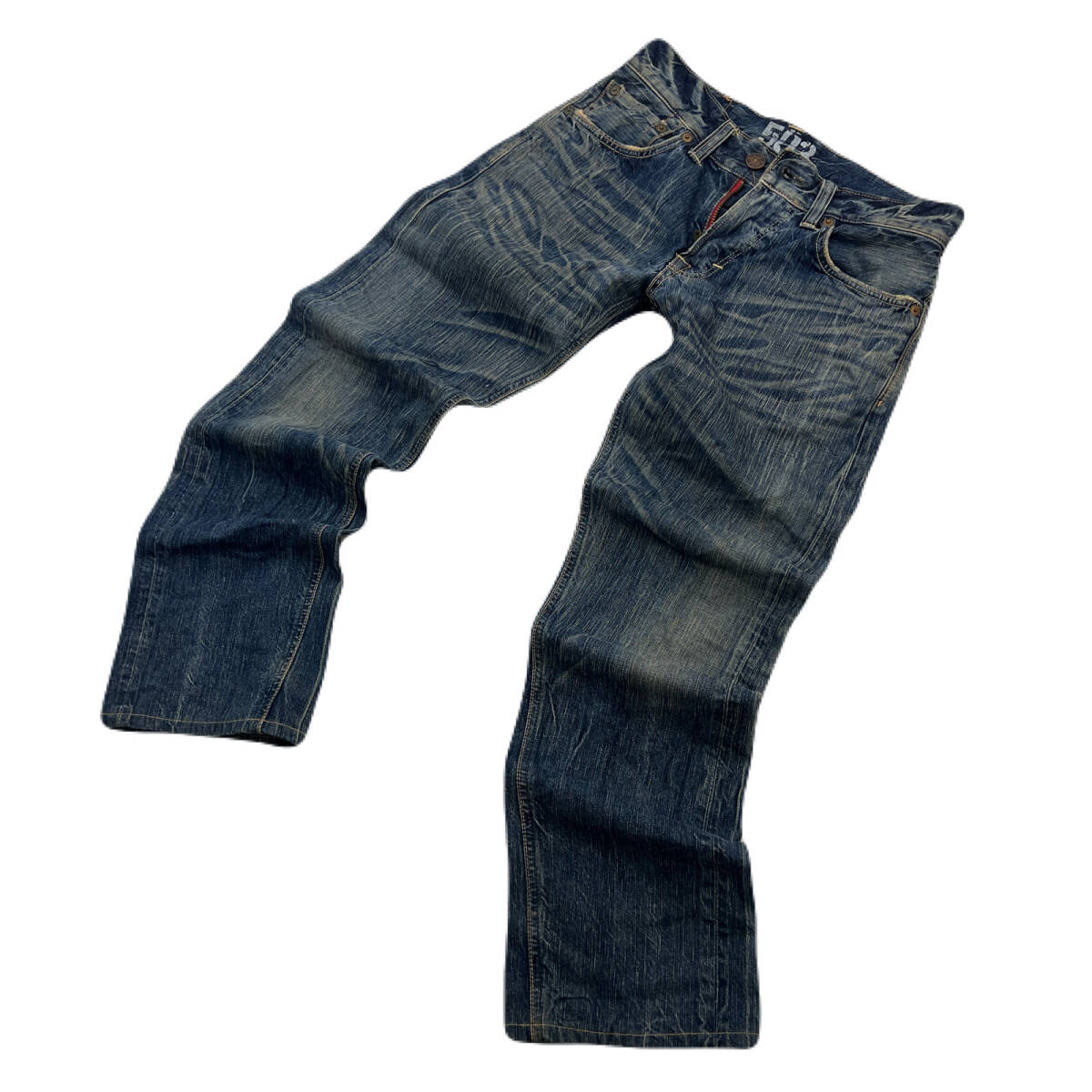 エドウィン BT503 デニム ジーンズ ブルートリップ 古着らしい色落ち感 W30 メンズ ストレート EDWIN ●Ja9009拍卖
