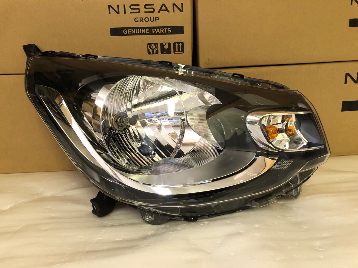 三菱 ekワゴン B11W 純正 右 ハロゲン ヘッドライト STANLEY W1046 美品!拍卖