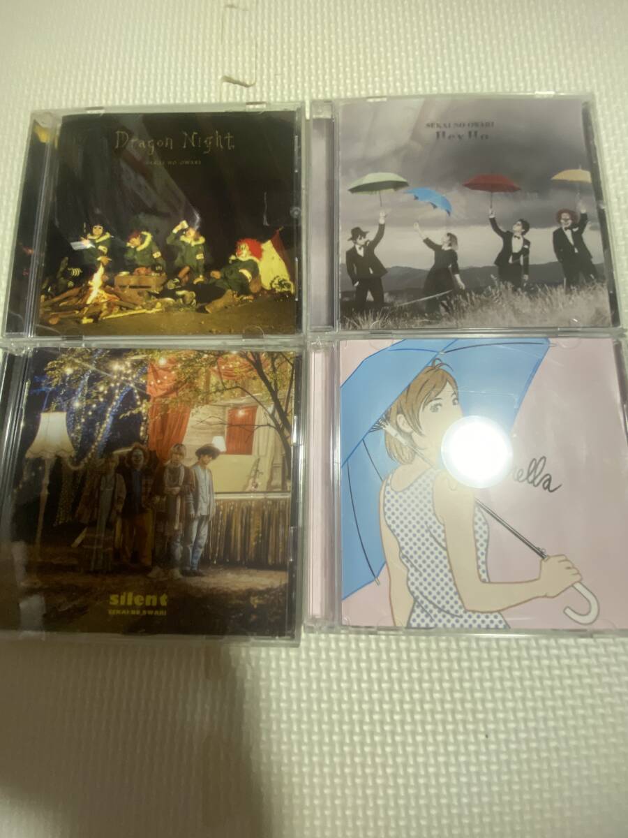 セカイノオワリ シングル CD DVD +シングル CD 計4枚セット(SEKAI NO OWARI)拍卖