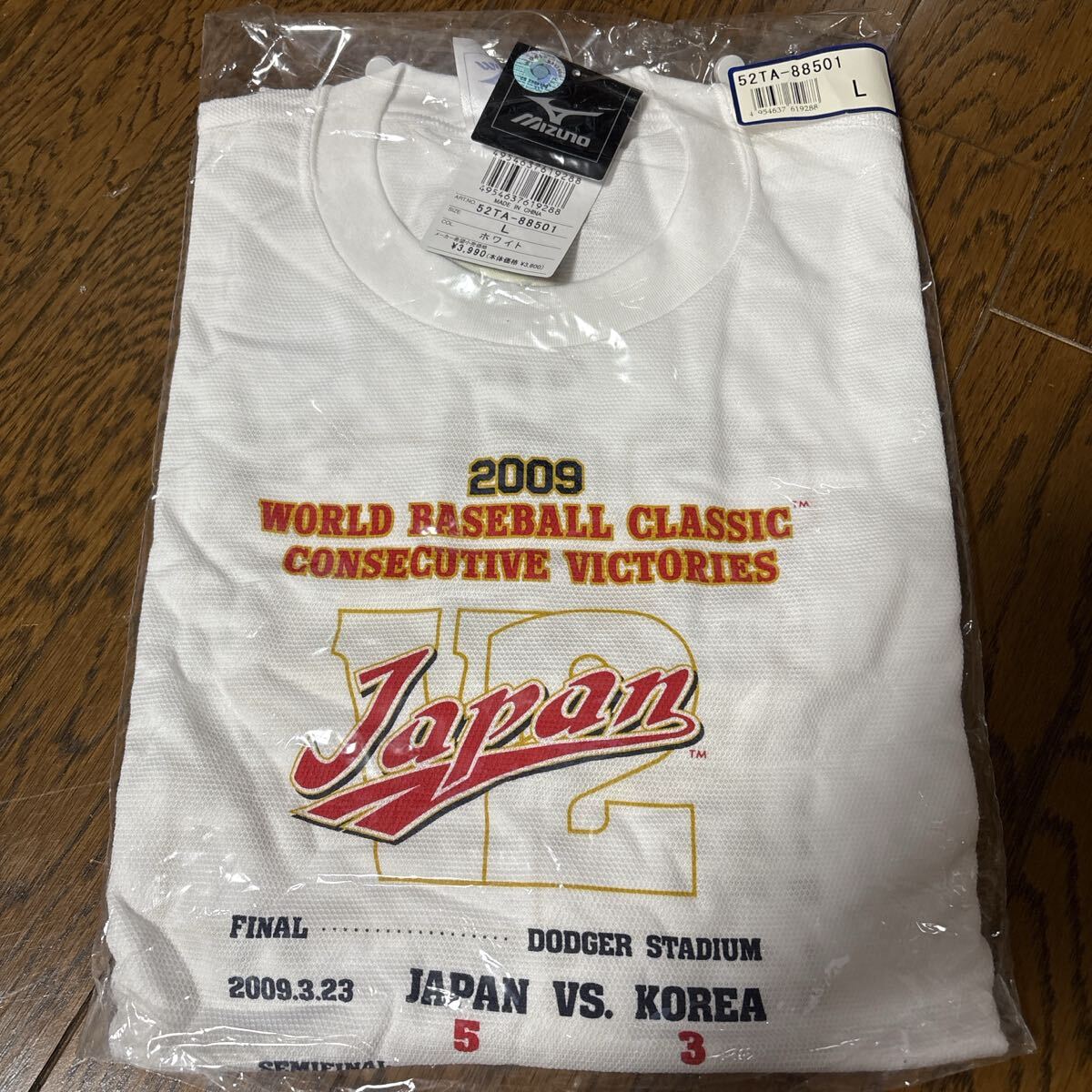 新品 Lサイズ WBCシャツ ICHIRO イチロー Tシャツ ロゴ拍卖